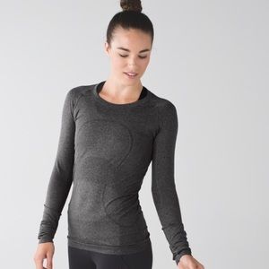 Grey Lululemon Swiftly Tech Long Sleeve